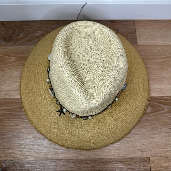 Scala Pronto Sea Shells Boho Summer Hat - Picture 6 of 10